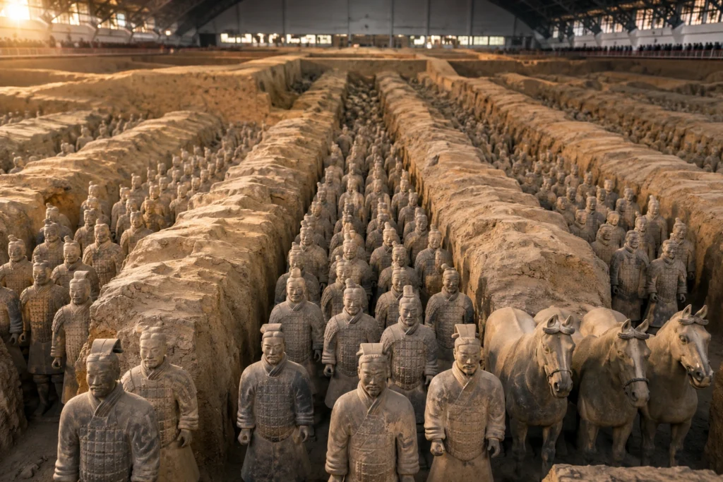 Terracotta Warriors and cultural landmarks in Xi'an