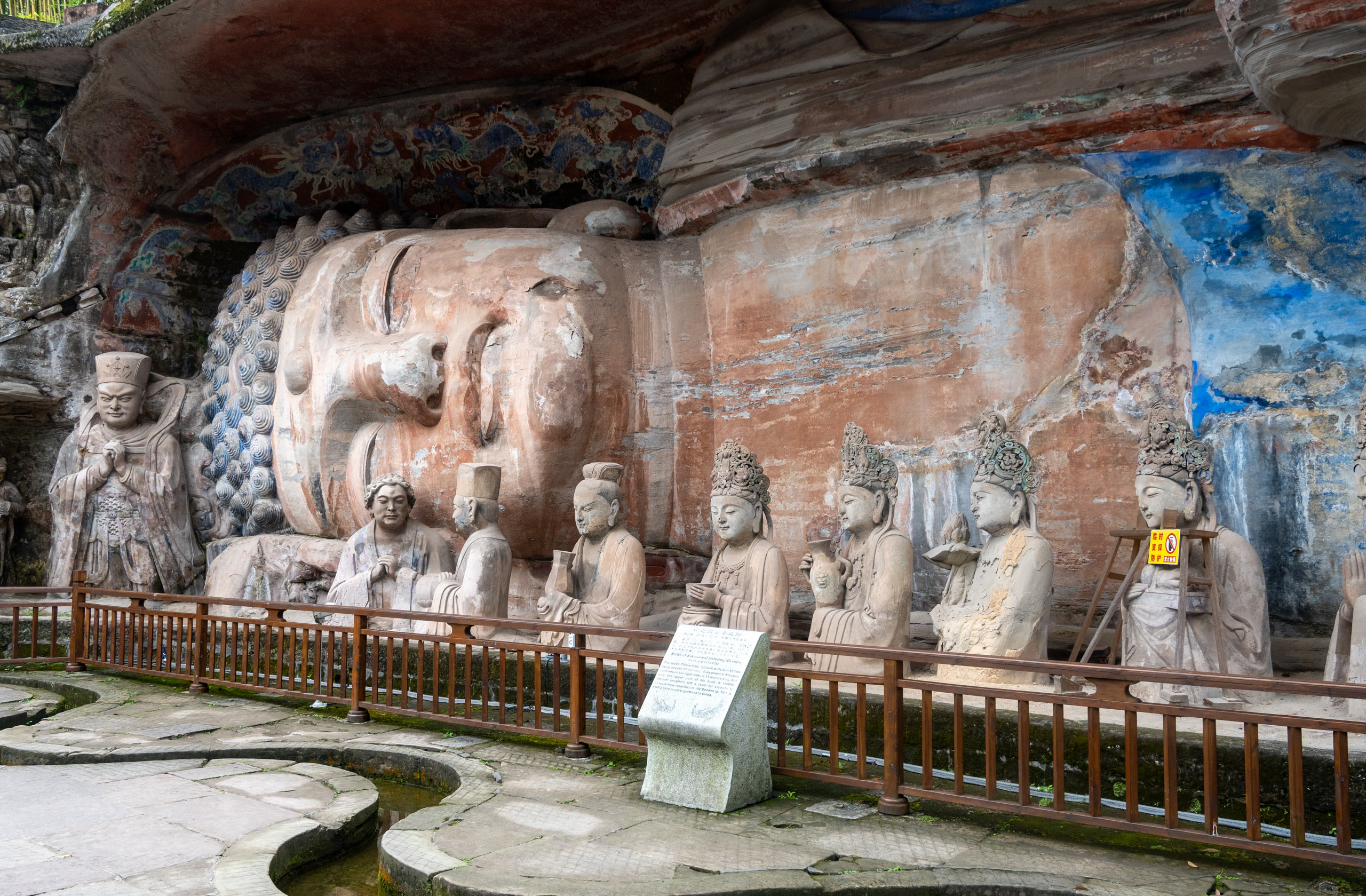 Rock carvings at Dazu in Chongqing